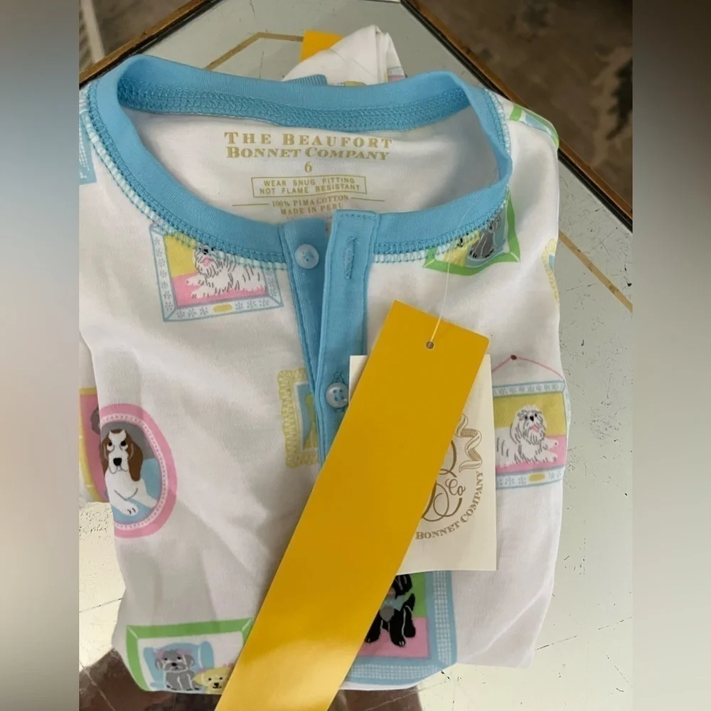 The Beaufort bonnet co. Sutton's Short Sleeve PJ’s Gallery Wall size 6